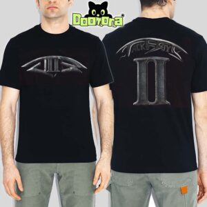 Travis Scott Jackboys II Logo Tee With Metallic Emblem Front And Back Design T-Shirt