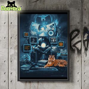 Wu-Tang Clan Columbus OH 2025 Live Concert Poster At Nationwide Arena On July 9 2025 Home Decor Poster Canvas